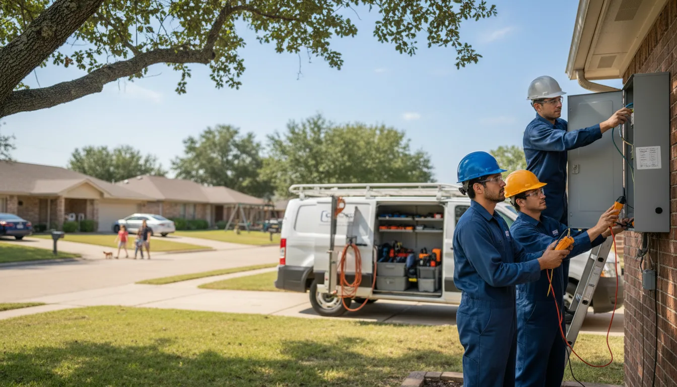 Certified electrician providing emergency electrical services in New Geneva, PA
